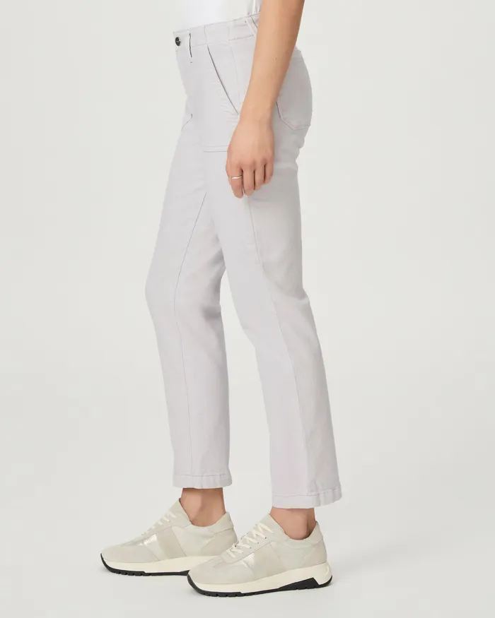PAIGE Mayslie Straight Ankle Pant 8211 Vintage Lavender Stone Women Denim