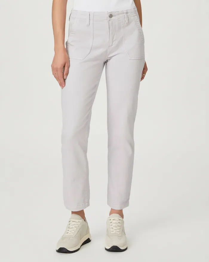PAIGE Mayslie Straight Ankle Pant 8211 Vintage Lavender Stone Women Denim