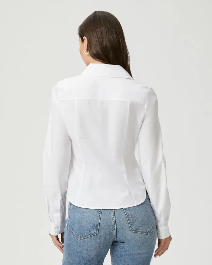 PAIGE Rosaly Shirt 8211 White Women Tops and Blouses PAIGE Rosaly Shirt 8211 White Women Tops and Blouses
