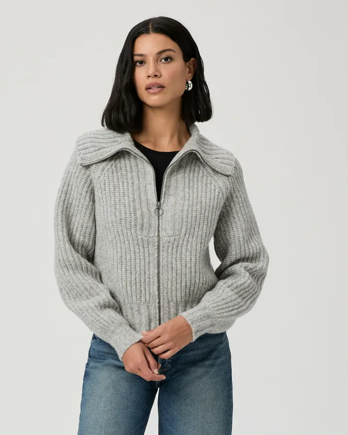 PAIGE Sweaters and Sweatshirts Women Jayna Sweater 8211 Heather Grey