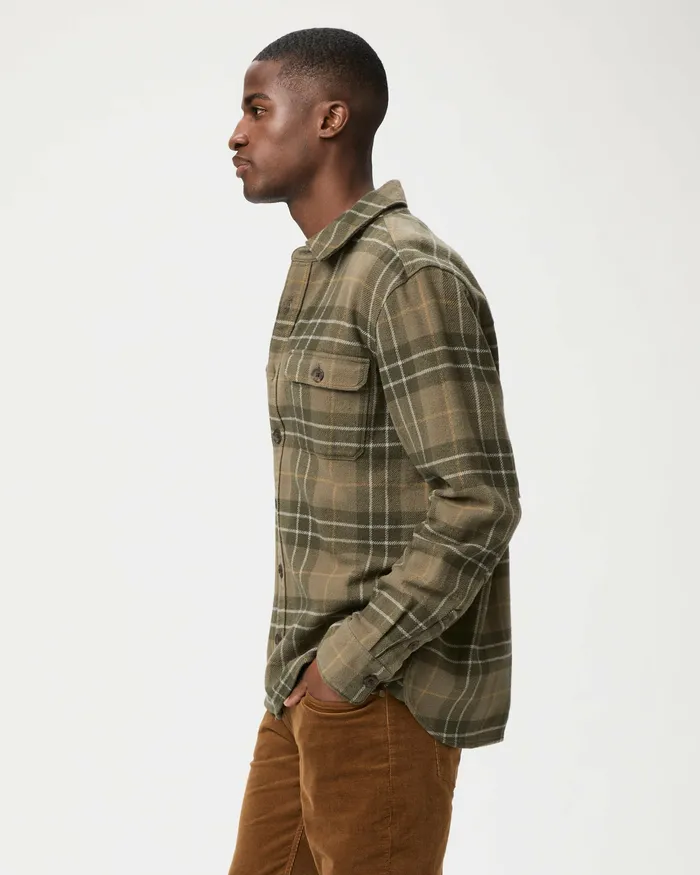 PAIGE Wilbur Overshirt 8211 Dusty Pine Men Shirts PAIGE Wilbur Overshirt 8211 Dusty Pine Men Shirts