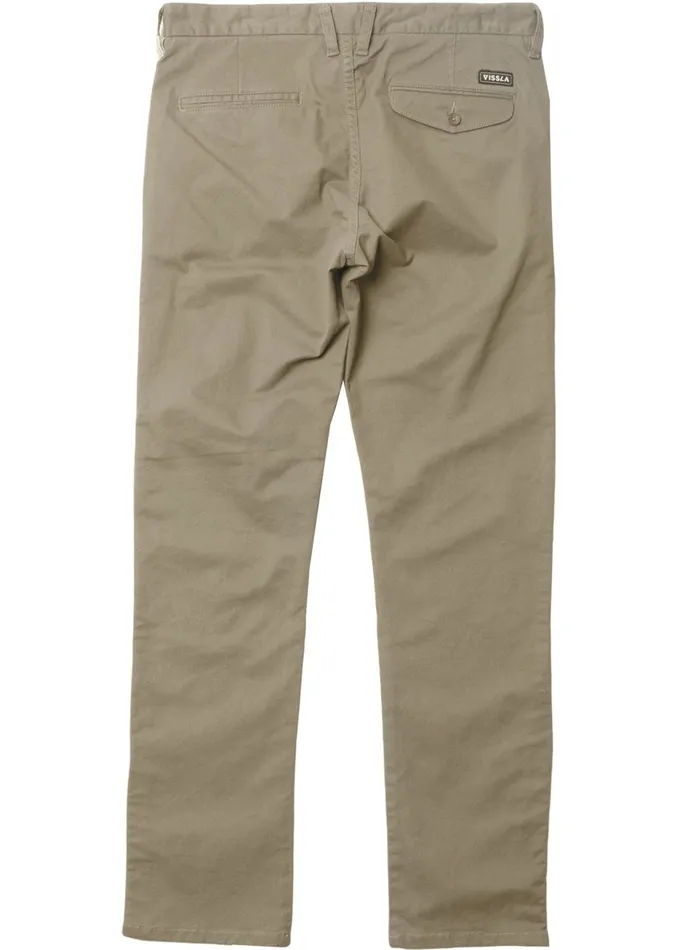 Pants and Denim Vissla Men Low Tide Chino Eco Pant Khaki Pants and Denim Vissla Men Low Tide Chino Eco Pant Khaki