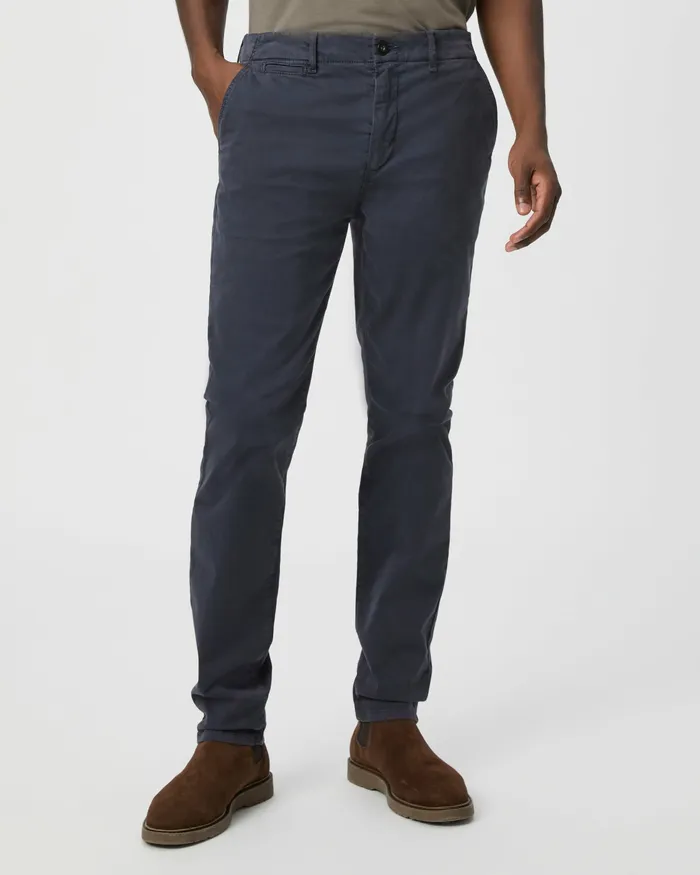 Pants and Joggers PAIGE Men Danford Chino 8211 Deep Anchor