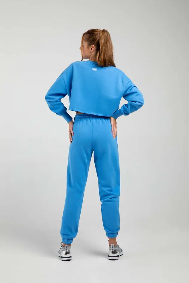 Pants and Leggings Adult OffDuty High Waist Joggers Azure Blue Bloch Pants and Leggings Adult OffDuty High Waist Joggers Azure Blue Bloch