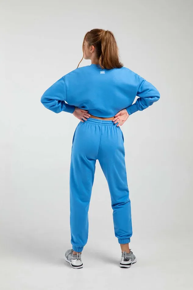 Pants and Leggings Adult OffDuty High Waist Joggers Azure Blue Bloch Pants and Leggings Adult OffDuty High Waist Joggers Azure Blue Bloch