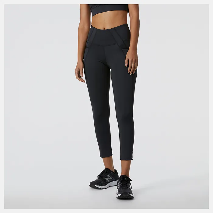 Pants and Leggings New Balance Women Shape Shield 78 High Rise Pocket Tight BLACK Pants and Leggings New Balance Women Shape Shield 78 High Rise Pocket Tight BLACK