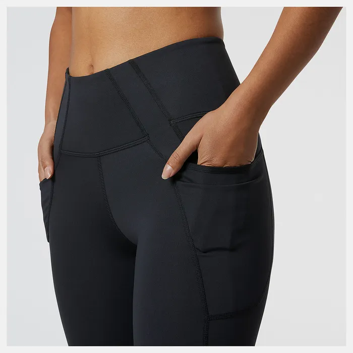 Pants and Leggings New Balance Women Shape Shield 78 High Rise Pocket Tight BLACK Pants and Leggings New Balance Women Shape Shield 78 High Rise Pocket Tight BLACK