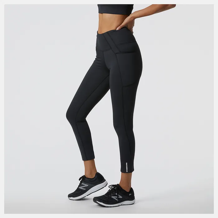 Pants and Leggings New Balance Women Shape Shield 78 High Rise Pocket Tight BLACK Pants and Leggings New Balance Women Shape Shield 78 High Rise Pocket Tight BLACK