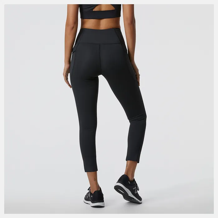Pants and Leggings New Balance Women Shape Shield 78 High Rise Pocket Tight BLACK Pants and Leggings New Balance Women Shape Shield 78 High Rise Pocket Tight BLACK