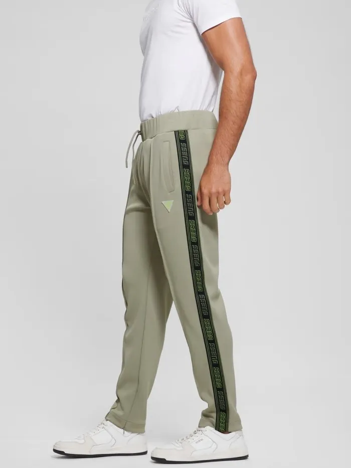 Pants and Shorts Kermit Scuba Pants Mossy Green 8211 GUESS Men Pants and Shorts Kermit Scuba Pants Mossy Green 8211 GUESS Men