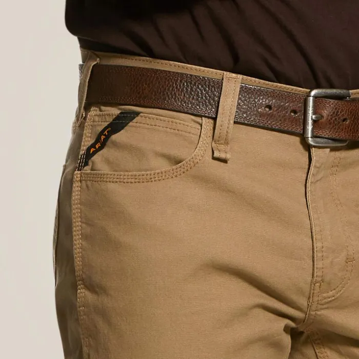 Pants and Shorts Men Ariat Rebar M4 Low Rise DuraStretch Made Tough Stackable Straight Leg Pant Field Khaki Pants and Shorts Men Ariat Rebar M4 Low Rise DuraStretch Made Tough Stackable Straight Leg Pant Field Khaki