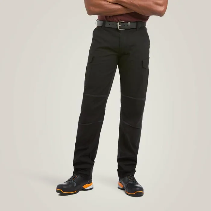 Pants and Shorts Men Ariat Rebar M5 Straight DuraStretch Ripstop Cargo Straight Pant Black Pants and Shorts Men Ariat Rebar M5 Straight DuraStretch Ripstop Cargo Straight Pant Black