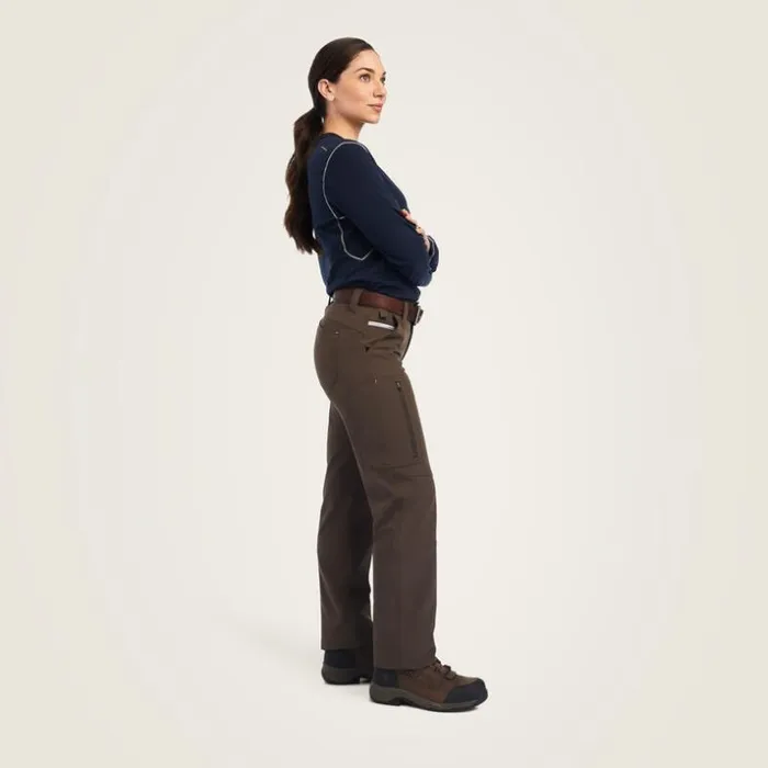 Pants and Shorts Women Ariat Rebar DuraStretch DriTEK Softshell Straight Pant Wren Pants and Shorts Women Ariat Rebar DuraStretch DriTEK Softshell Straight Pant Wren