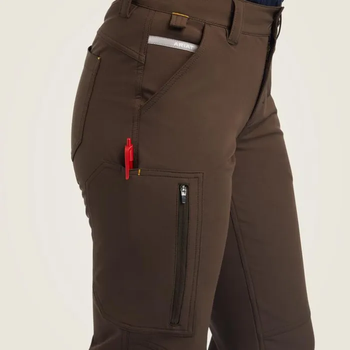 Pants and Shorts Women Ariat Rebar DuraStretch DriTEK Softshell Straight Pant Wren Pants and Shorts Women Ariat Rebar DuraStretch DriTEK Softshell Straight Pant Wren