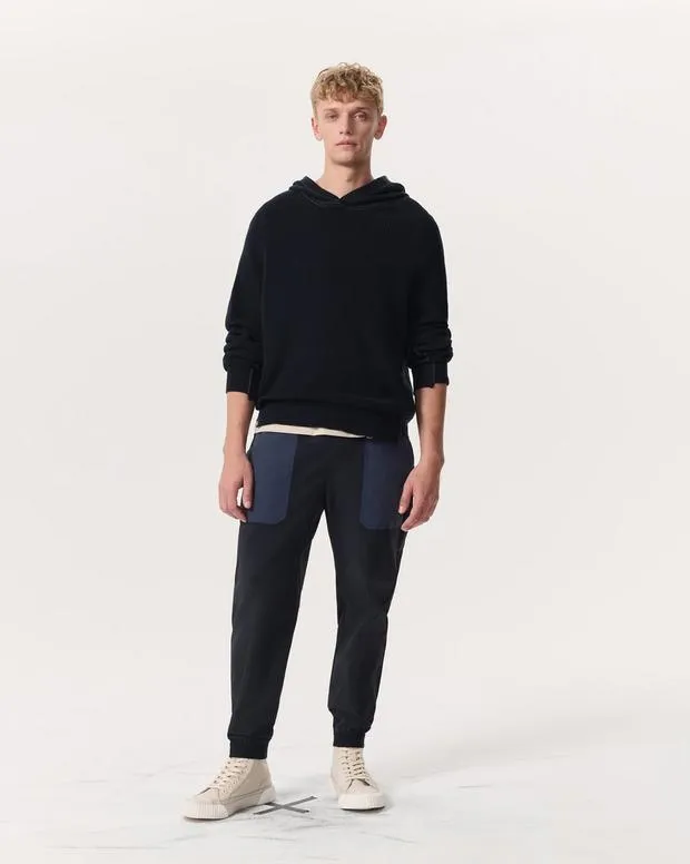 Pants Men Robert ColorBlocked Jogger Pants Jet Black rag and bone