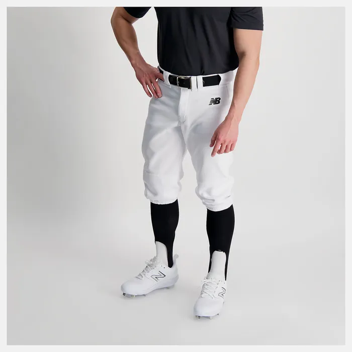 Pants New Balance Men Adversary 2 Baseball Solid Knicker Athletic WHITE