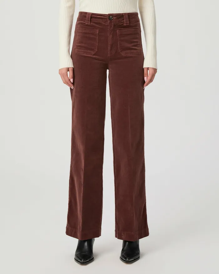 Pants PAIGE Women Sasha 32 Inch Wide Leg Pant 8211 Landslide Corduroy Pants PAIGE Women Sasha 32 Inch Wide Leg Pant 8211 Landslide Corduroy