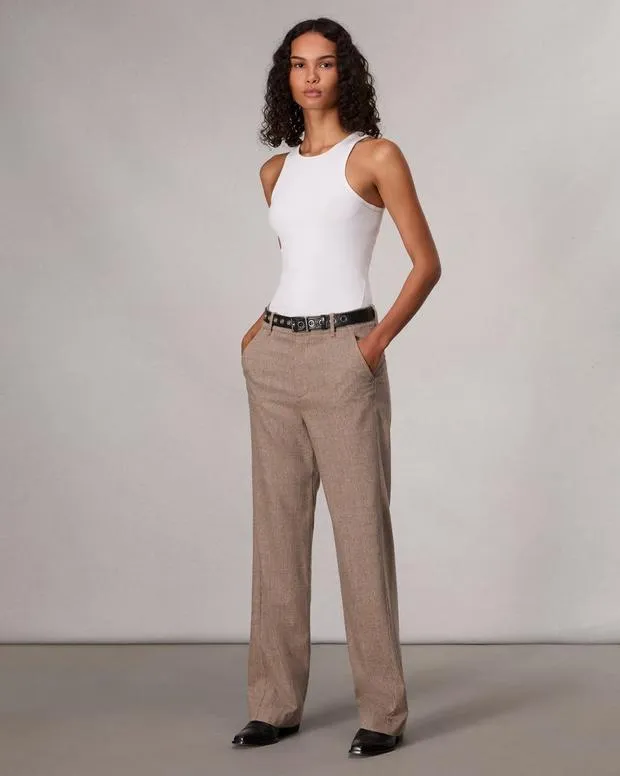 Pants Shea FullLength Plaid Pant Camel Plaid 8211 rag and bone Women