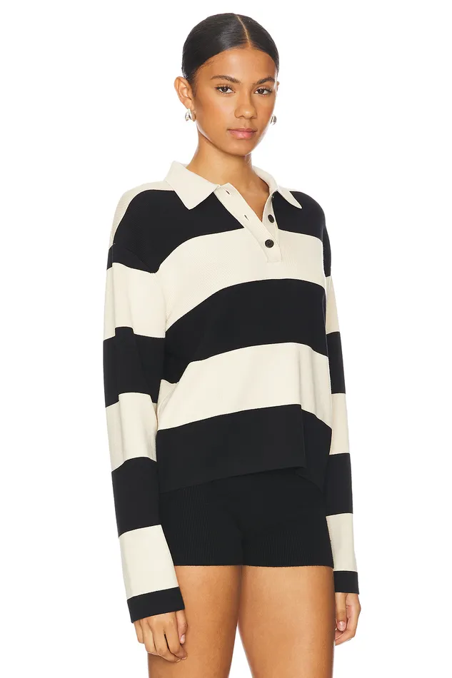 Parvati Stripe Sweater Black and Beige Women Lovers and Friends Sweaters and Knits Parvati Stripe Sweater Black and Beige Women Lovers and Friends Sweaters and Knits