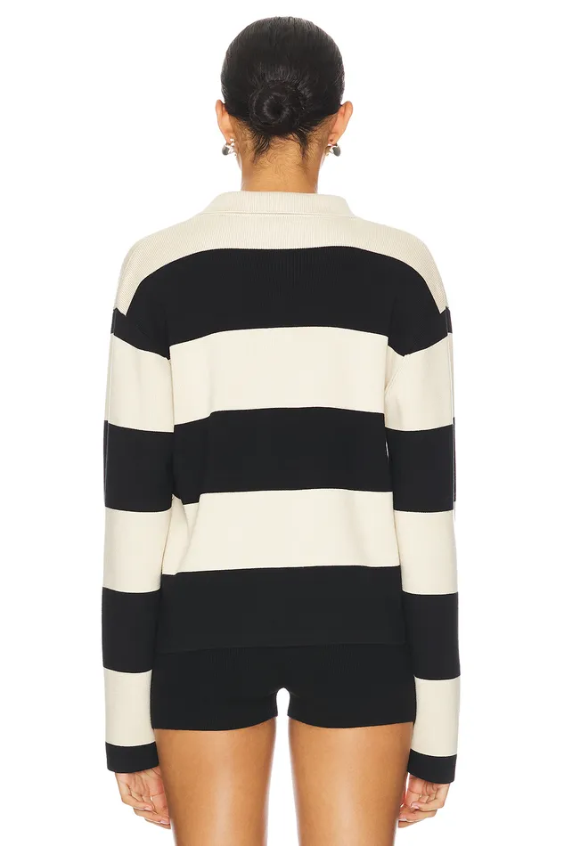 Parvati Stripe Sweater Black and Beige Women Lovers and Friends Sweaters and Knits Parvati Stripe Sweater Black and Beige Women Lovers and Friends Sweaters and Knits