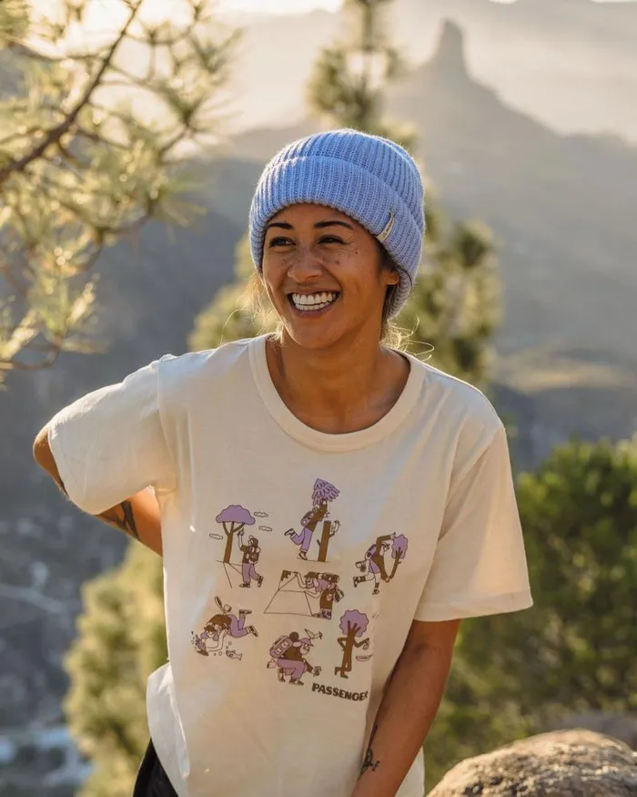 Passenger Beanies Compass Recycled Beanie Cornflower Cornflower 8211 WomenMen