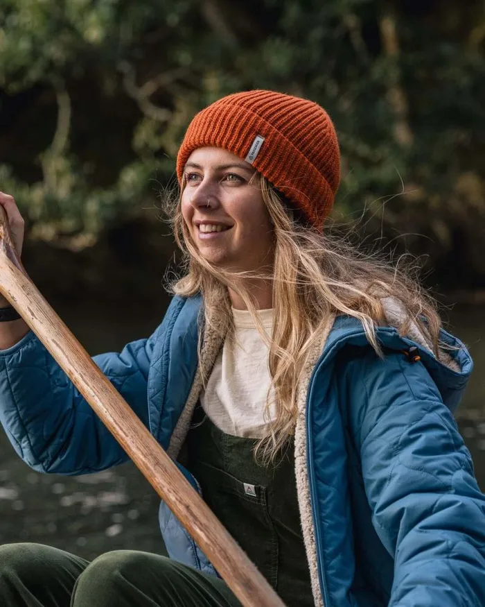 Passenger Beanies Compass Recycled Beanie Rust Rust 8211 WomenMen
