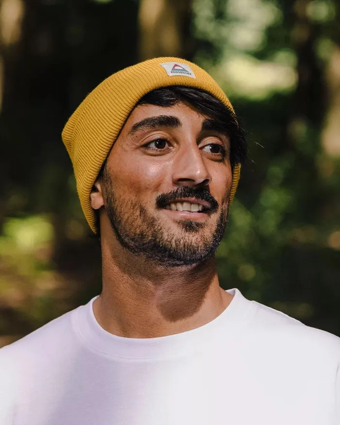 Passenger Beanies Core Recycled LowTop Beanie Mustard Yellow Mustard Yellow 8211 WomenMen