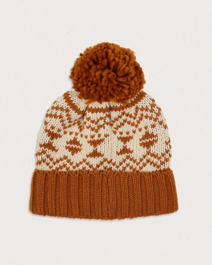 Passenger Beanies West Coast Recycled Bobble Hat Glazed Ginger Glazed Ginger 8211 WomenMen