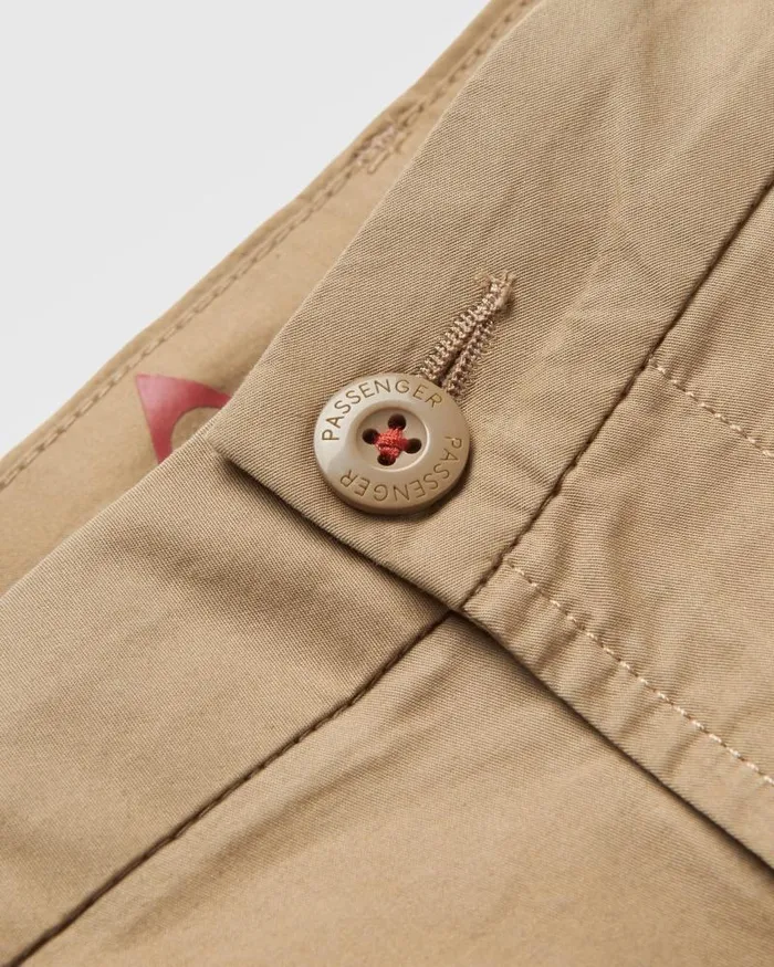 Passenger Bottoms 365 Light Organic Cotton Trouser Biscuit Biscuit 8211 Men