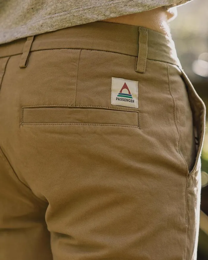 Passenger Bottoms 365 Organic Cotton Shorts Chinchilla Brown Chinchilla Brown 8211 Men