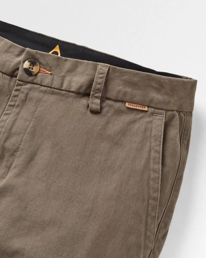 Passenger Bottoms 365 Organic Cotton Trouser Dusty Olive Dusty Olive 8211 Men