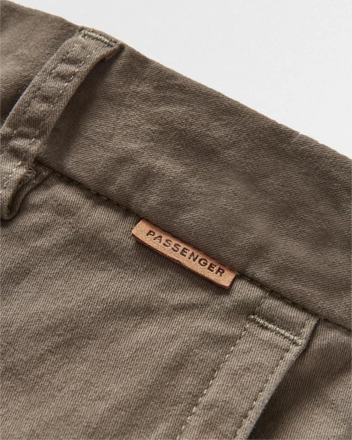 Passenger Bottoms 365 Organic Cotton Trouser Dusty Olive Dusty Olive 8211 Men