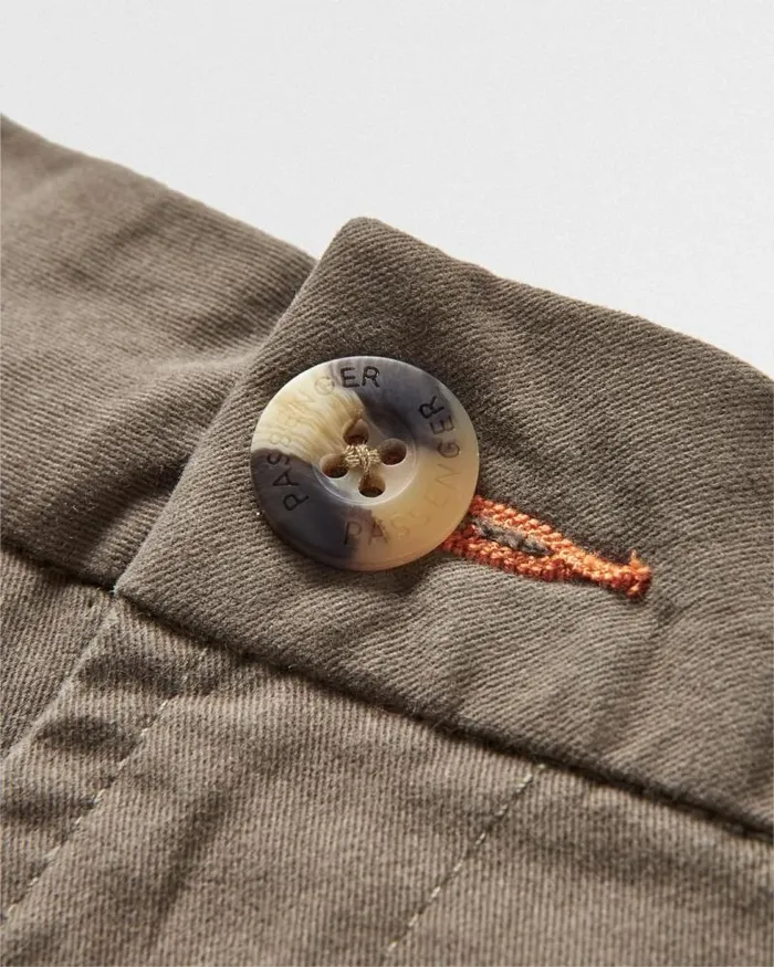 Passenger Bottoms 365 Organic Cotton Trouser Dusty Olive Dusty Olive 8211 Men