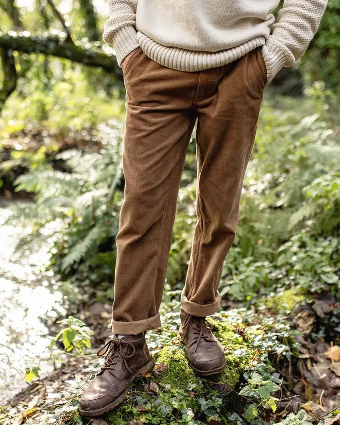 Passenger Bottoms Adventurer Cord Trouser Coconut Coconut 8211 Men