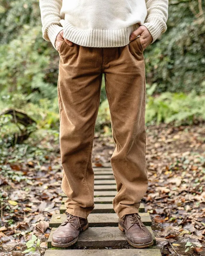 Passenger Bottoms Adventurer Cord Trouser Coconut Coconut 8211 Men