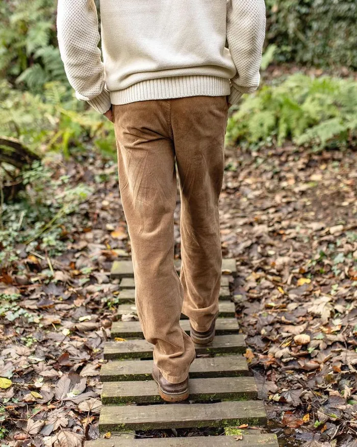 Passenger Bottoms Adventurer Cord Trouser Coconut Coconut 8211 Men