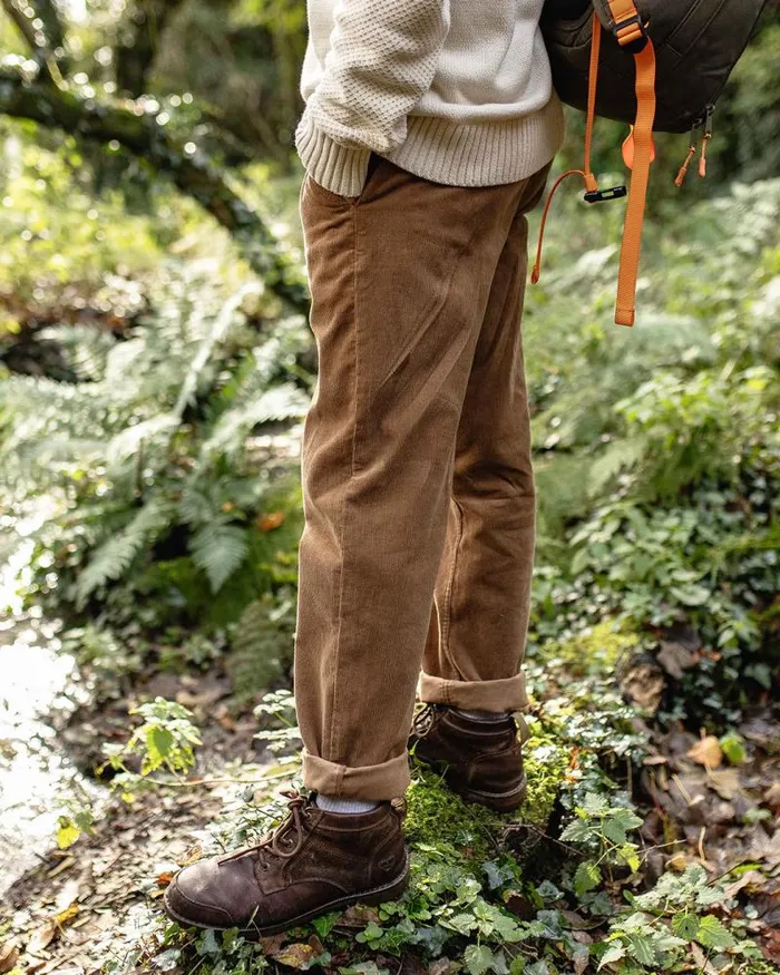 Passenger Bottoms Adventurer Cord Trouser Coconut Coconut 8211 Men