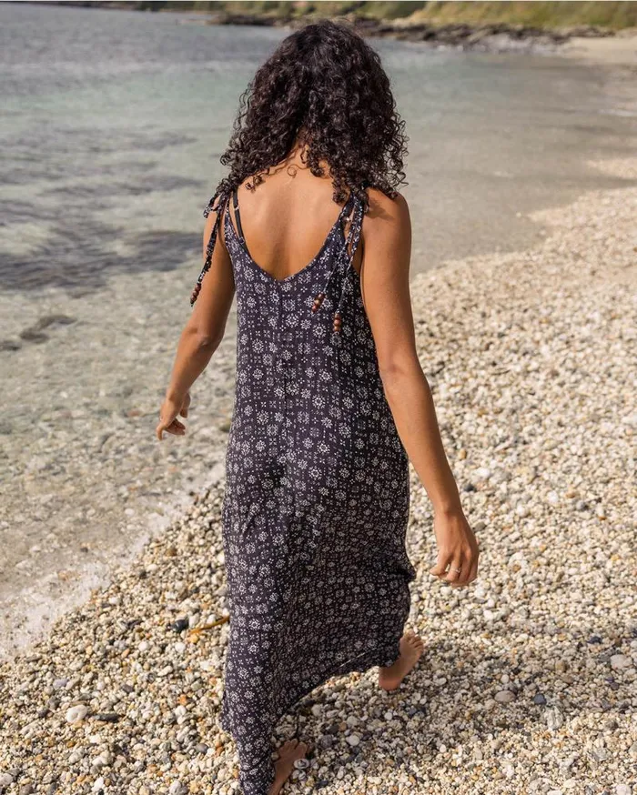 Passenger Bottoms Breeze Maxi Dress Simple Tile Faded Black Simple Tile Faded Black 8211 Women