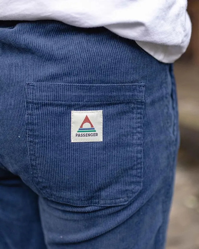 Passenger Bottoms Compass Recycled Corduroy Trouser Dark Denim Dark Denim 8211 Women