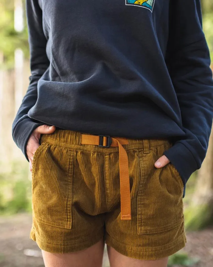 Passenger Bottoms Del Sur Cord Shorts Tapenade Tapenade 8211 Women