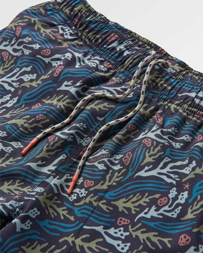 Passenger Bottoms Porto Recycled All Purpose Swim Short Ocean Current Black Ocean Current Black 8211 Men