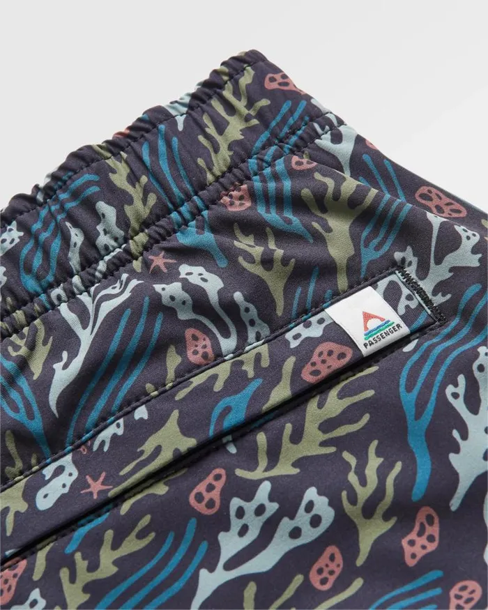 Passenger Bottoms Porto Recycled All Purpose Swim Short Ocean Current Black Ocean Current Black 8211 Men