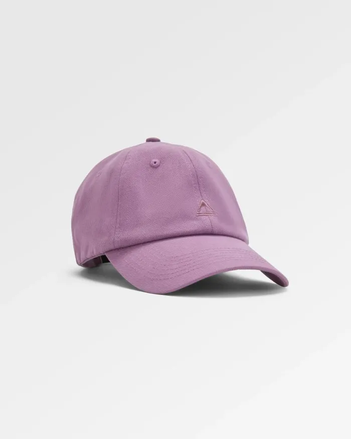 Passenger Caps and Hats Classic Recycled Cotton 6 Panel Cap Grape Grape 8211 WomenMen