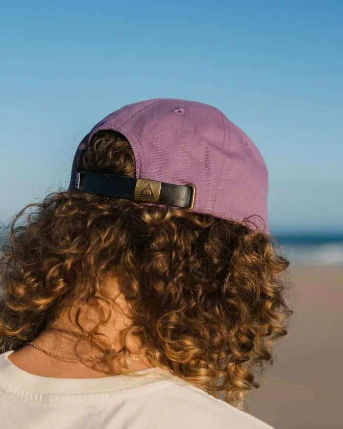 Passenger Caps and Hats Classic Recycled Cotton 6 Panel Cap Grape Grape 8211 WomenMen