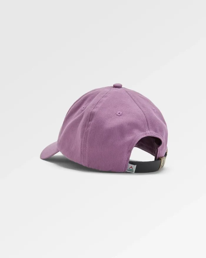 Passenger Caps and Hats Classic Recycled Cotton 6 Panel Cap Grape Grape 8211 WomenMen