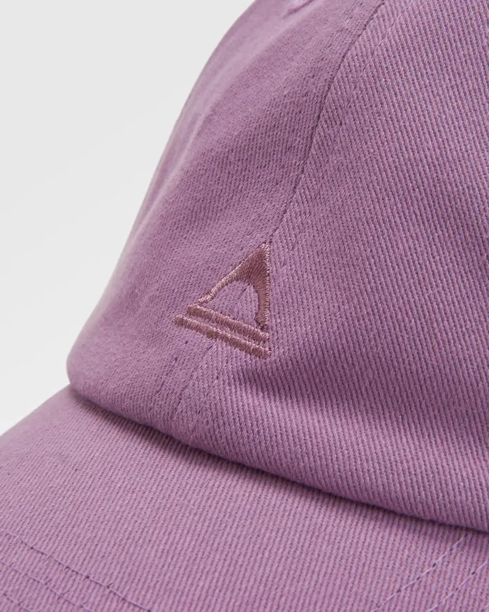 Passenger Caps and Hats Classic Recycled Cotton 6 Panel Cap Grape Grape 8211 WomenMen