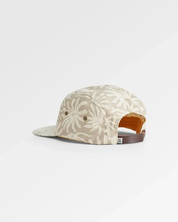 Passenger Caps and Hats Fixie 5 Panel Recycled Cord Cap Golden Spice Seaweed Pebble Grey Golden Spice Seaweed Pebble Grey 8211 WomenMen