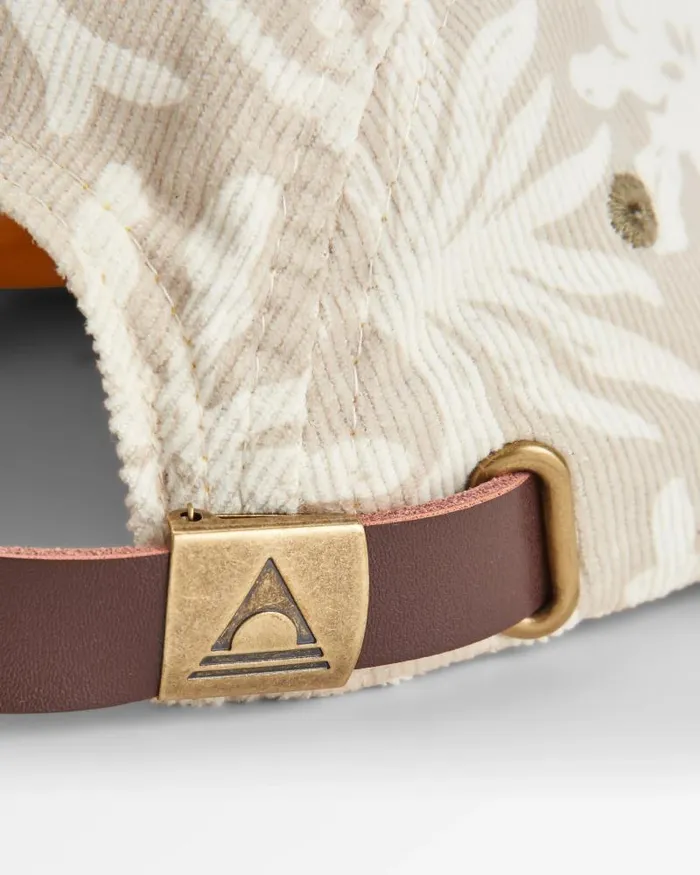 Passenger Caps and Hats Fixie 5 Panel Recycled Cord Cap Golden Spice Seaweed Pebble Grey Golden Spice Seaweed Pebble Grey 8211 WomenMen