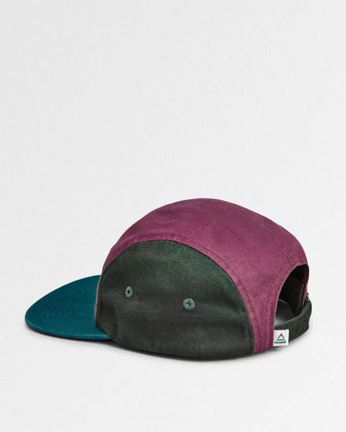Passenger Caps and Hats Fixie Recycled 5 Panel Cap Grape Multi Grape Multi 8211 WomenMen