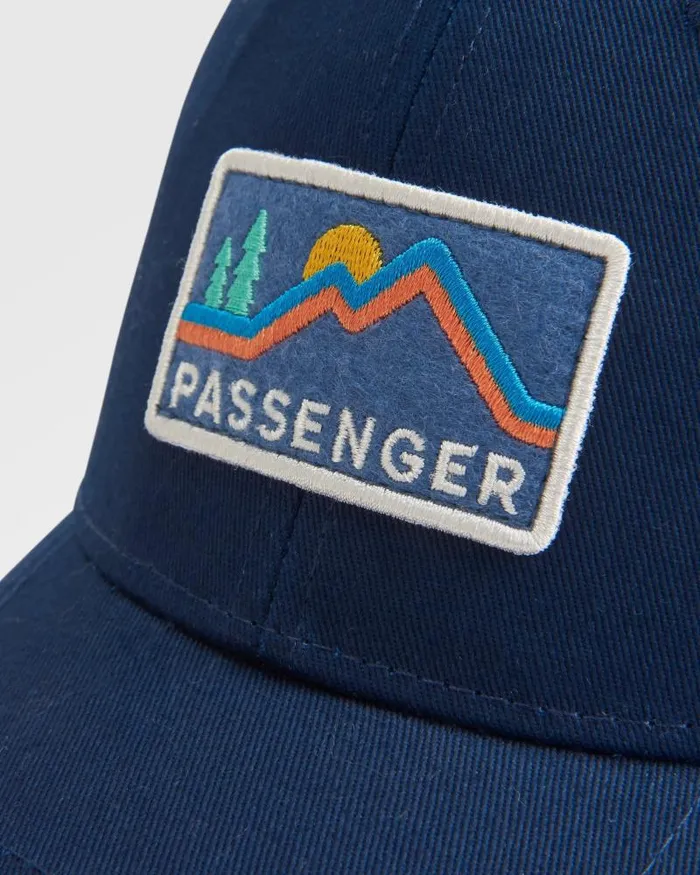 Passenger Caps and Hats Made To Roam Mesh Snapback Cap Rich Navy Rich Navy 8211 WomenMen
